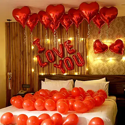 Romantic Room Decoration for Couple - Party Dost