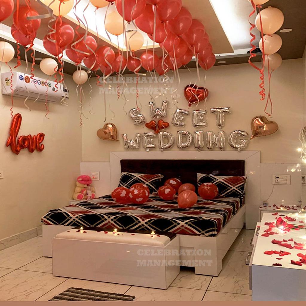 Wedding Night Room Decoration - First Night Decoration at Home