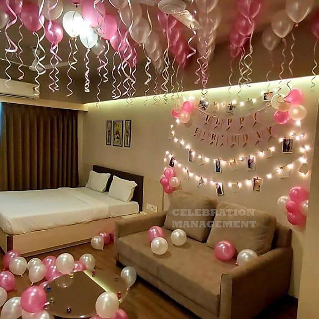Simple Balloon Decoration at home | Birthday Decor