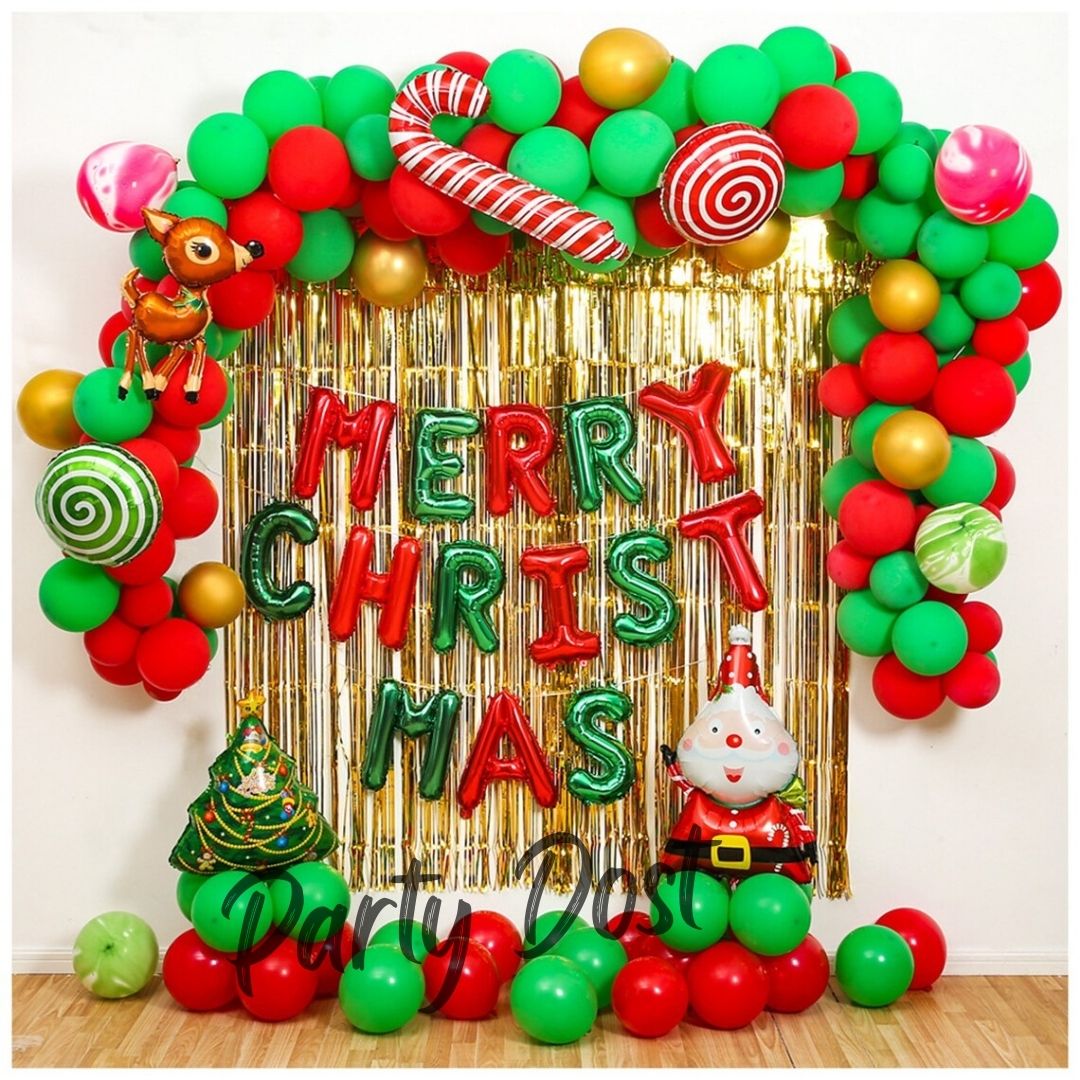 Simple Merry Christmas Decor - Party Dost