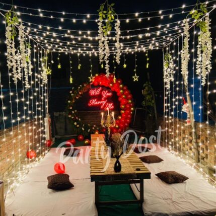 Will you Marry Me Terrace Decoration