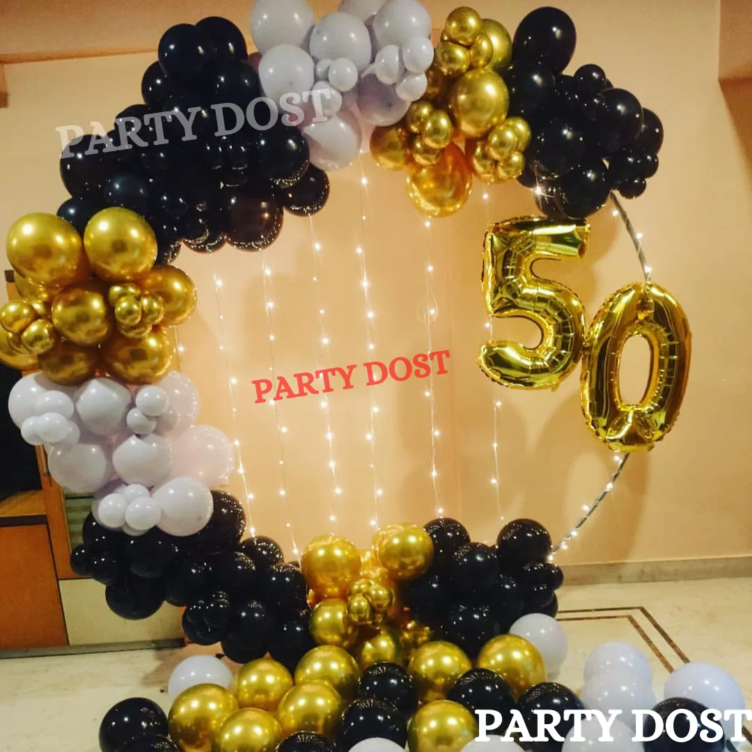 Happy 50 Birthday Decor - Party Dost
