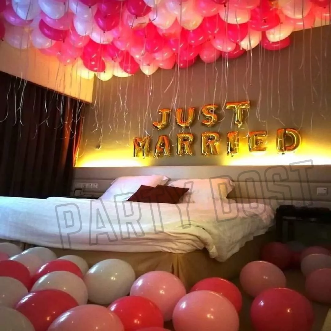 Simple Wedding Room Decoration | Starts from 1499 Rs - Party Dost