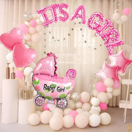 Baby Girl Welcome Ring Decoration