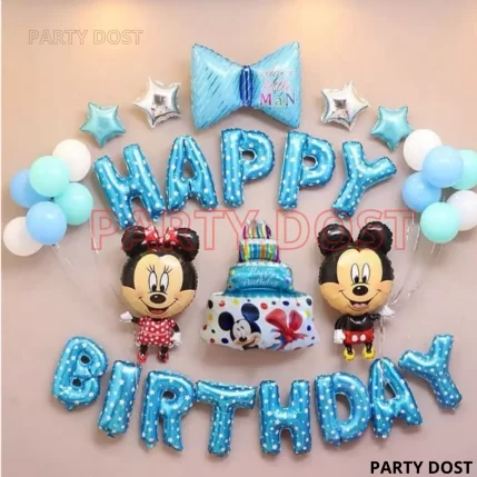 Simple Micky Minnie Mouse Decoration