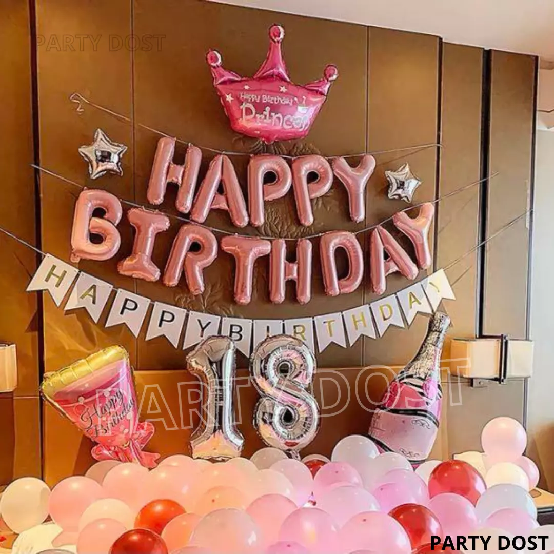 Simple Decoration For Girl Birthday - Party Dost