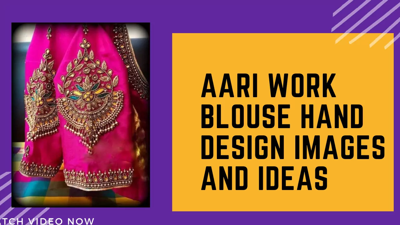Aari Work Blouse Hand Design Images And Ideas - Party Dost